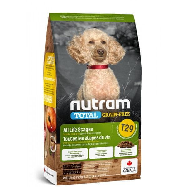 Nutram Total Grain Free Small Breed Lamb, Legumes Dog 2 kg