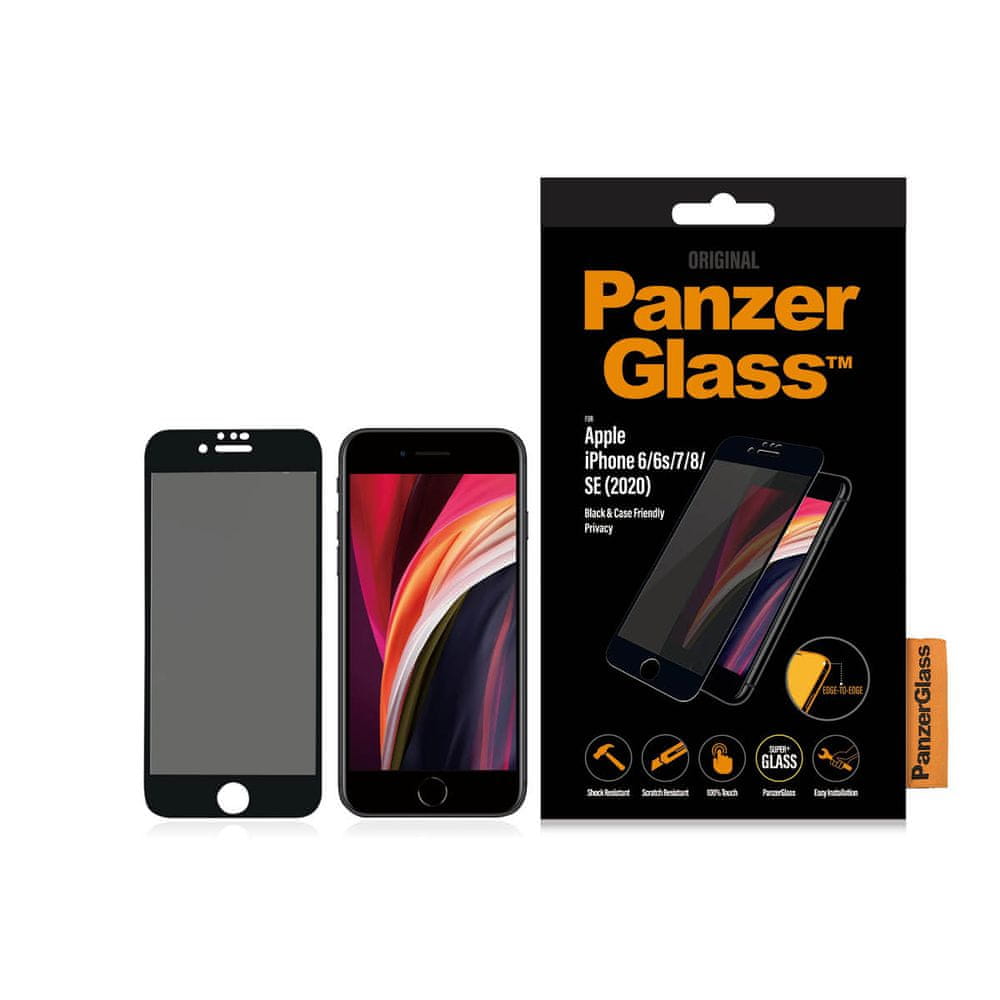 PanzerGlass Privacy Apple iPhone 6/6s/7/8/SE (2020/2022), P2679, černá