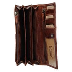 Lagen Dámská kožená peněženka PWL-388/M BRN