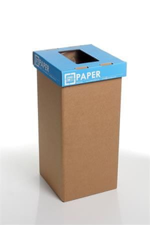 RECOBIN Koš na tříděný odpad PAPER, recyklovaný, modrá, 20 l