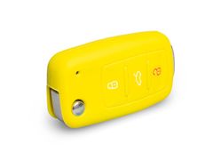 Escape6 žluté ochranné silikonové pouzdro na klíč pro VW/Seat/Škoda s vystřelovacím klíčem