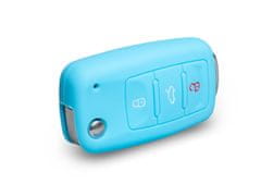 Escape6 světle modré ochranné silikonové pouzdro na klíč pro VW/Seat/Škoda s vystřelovacím klíčem