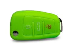 Escape6 zelené ochranné silikonové pouzdro na klíč pro Audi s vystřelovacím klíčem