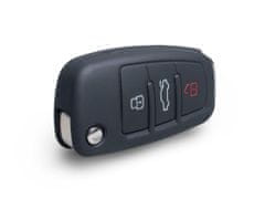 Escape6 černé ochranné silikonové pouzdro na klíč pro Audi s vystřelovacím klíčem