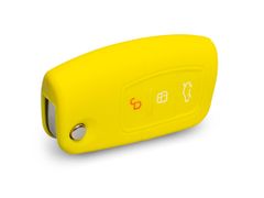 Escape6 žluté ochranné silikonové pouzdro na klíč pro zahnutý klíč Ford