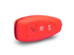 Escape6 červené ochranné silikonové pouzdro na klíč pro Ford bez vystřelovacího klíče