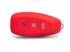 Escape6 červené ochranné silikonové pouzdro na klíč pro Ford bez vystřelovacího klíče