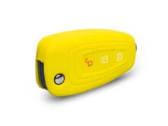 Escape6 žluté ochranné silikonové pouzdro na klíč pro Ford s vystřelovacím klíčem