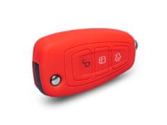 Escape6 červené ochranné silikonové pouzdro na klíč pro Ford s vystřelovacím klíčem