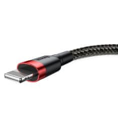 BASEUS Cafule kabel USB / Lightning QC 3.0 2A 3m, černý/červený