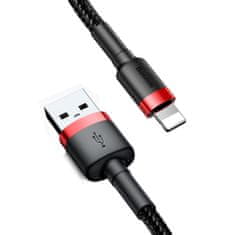 BASEUS Cafule kabel USB / Lightning QC 3.0 2A 3m, černý/červený