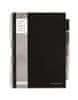 Pukka Pad Blok "Black project book", A4, černá, linkovaný, 125 listů, spirálová vazba