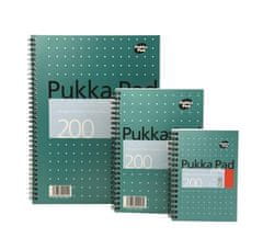 Pukka Pad Blok "Metallic Jotta", A4+, linkovaný, 100 listů, spirálová vazba
