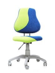 Alba Dětská rostoucí židle FUXO S-line Modrá/zelená