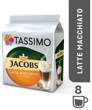  Jacobs Tassimo Krönung Latte Macchiato Caramel káva v kapsulách