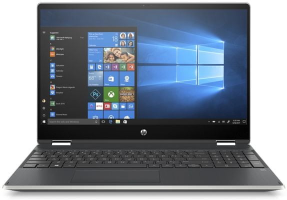 Multimediální notebook HP Pavilion x360 15,6 palce Full HD IPS displej SSD NVMe dotykové ovládání Full HD
