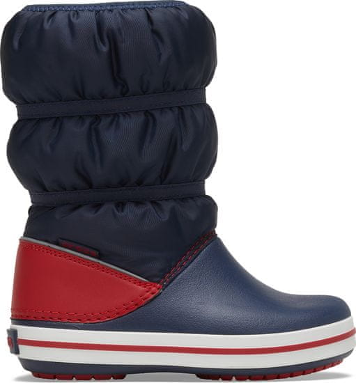 Crocs chlapecké sněhule Crocband Winter Boot K Navy/Red 206550-485