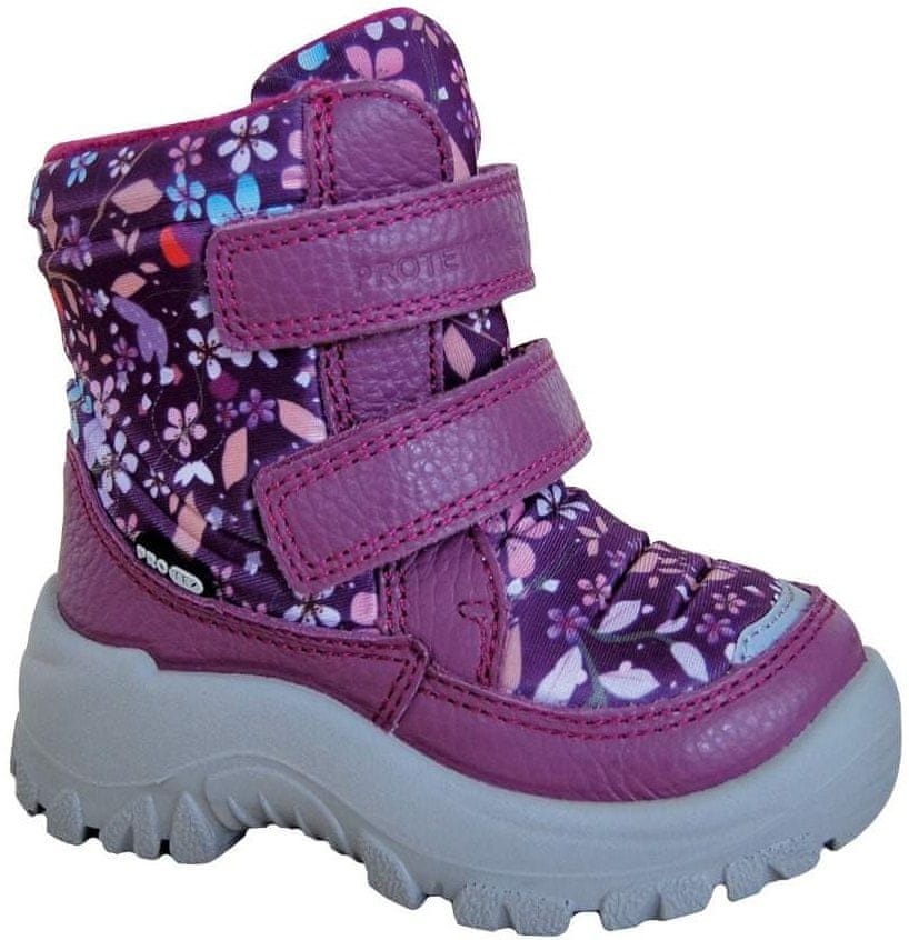 Protetika dívčí zimní obuv ROXANA 72052 20, fialová