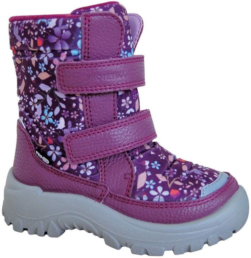 Protetika dívčí zimní obuv ROXANA 72052 35, fialová