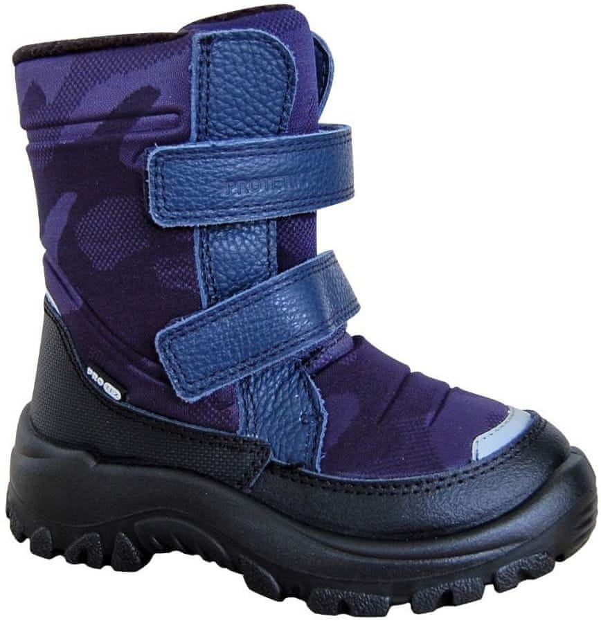 Protetika dívčí zimní obuv BROK 72052 28, tmavě fialová