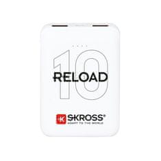 Skross  Powerbank Reload 10, 10000mAh, 2x 2A výstup, microUSB kabel, bílý