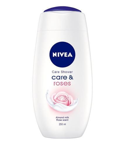 Nivea Sprchový gel Care&Roses (Shower Gel) 250 ml 2 ks