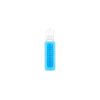 EcoViking Kojenecká lahev skleněná 240 ml úzká silikonový obal modrá