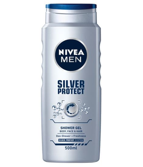 Nivea Sprchový gel pro muže Silver Protect