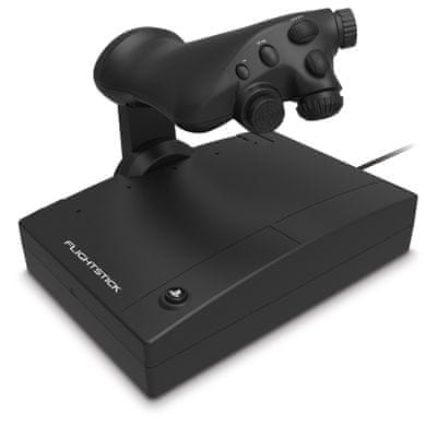 Hori Hotas Flight Stick vibrácie PS4 PS3 PC vibrácie nastaviteľná citlivosť 10 tlačidiel