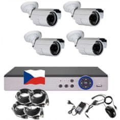 Eonboom 4CH 5MPx AHD kamerový set CCTV 4B - DVR s LAN a 4x venkovní bullet