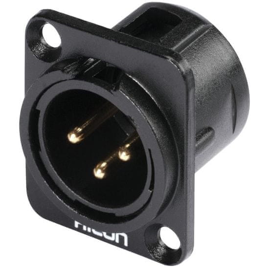Hicon XLR mounting plug 3pin HI-X3DM