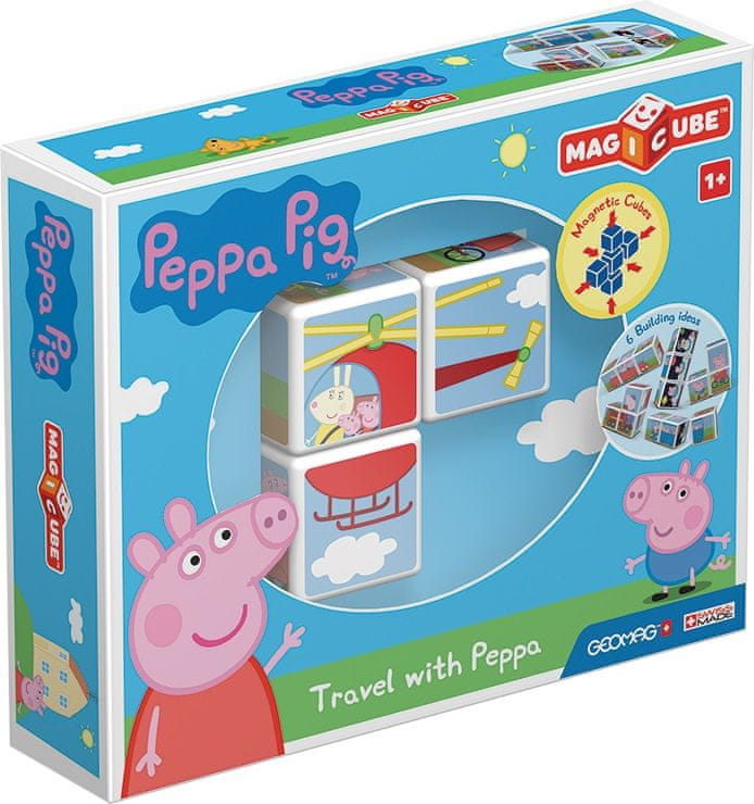Geomag Magicube Peppa Pig Travel with Peppa