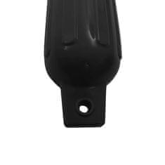 Greatstore Lodní fender 4 ks černý 41 x 11,5 cm PVC
