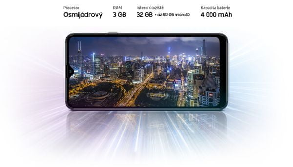 Samsung Galaxy A20s, dlouhá výdrž, výkon