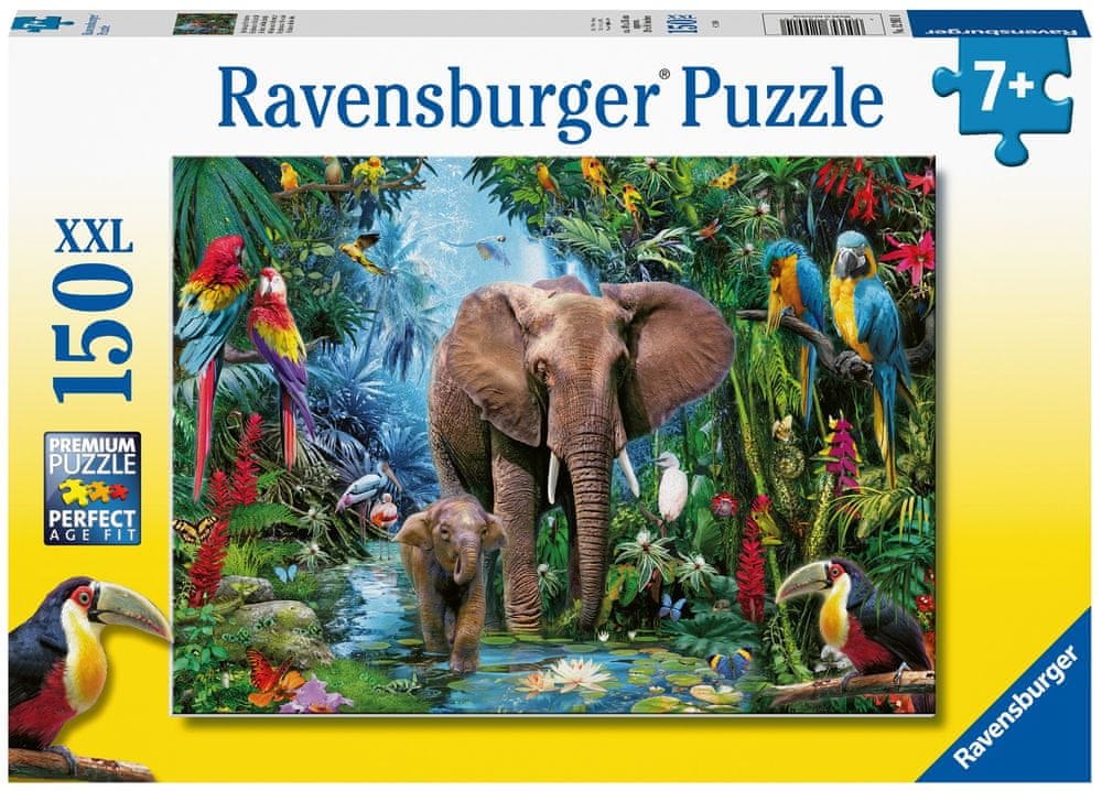 Levně Ravensburger Puzzle 129010 Safari zvířata 150 dílků