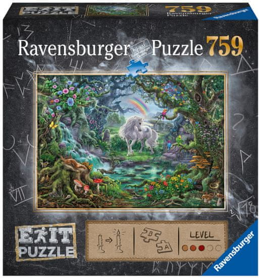 Ravensburger Puzzle 150304 Exit: Jednorožec 759 dílků