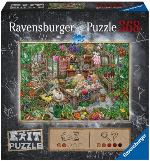 Ravensburger Puzzle 164837 Exit: Skleník 368 dílků