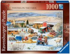 Ravensburger Puzzle 164783 Zima na farmě 1000 dílků
