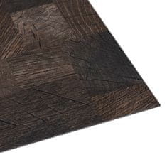 Vidaxl Samolepicí podlahové desky 20 ks PVC 1,86 m2 struktura dřeva