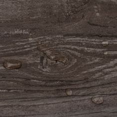 Vidaxl Samolepicí podlahová krytina PVC 5,21 m² 2 mm pruhované dřevo