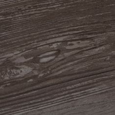 shumee Samolepicí podlahová krytina PVC 5,21 m2 2 mm pruhované dřevo