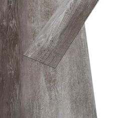 shumee Samolepicí podlahová krytina PVC 5,21 m2 2 mm pruhované dřevo