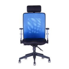 Office Pro Kancelářská židle Calypso XL modrá s podhlavníkem SP1