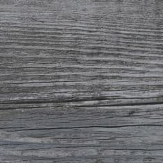 Greatstore Samolepicí podlahová krytina PVC 5,21 m2 2 mm lesklá šedá