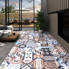 Greatstore Samolepicí podlahové desky 20 ks PVC 1,86 m2 mono vzor