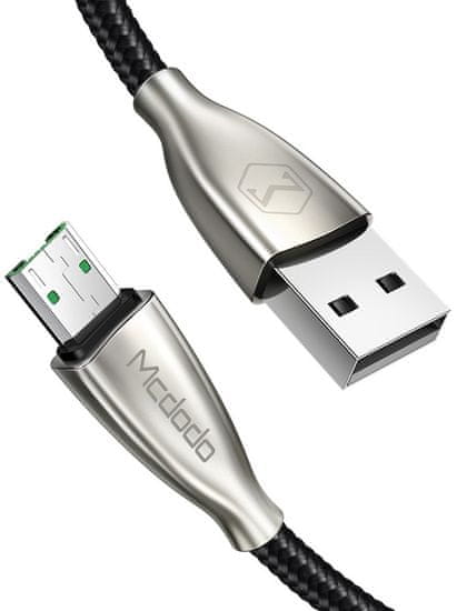 Mcdodo Excellence Series 4 A Micro USB Cable 1.5 m CA-5910, černý