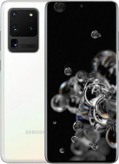 Samsung Galaxy S20 Ultra 5G, 12GB/128GB, White