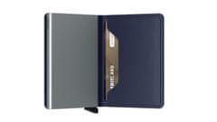 Secrid Modrá kožená peněženka SECRID slimwallet original SO-Navy SECRID