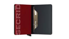 Secrid Černá Peněženka SECRID Slimwallet Matte SM-Black&Red SECRID