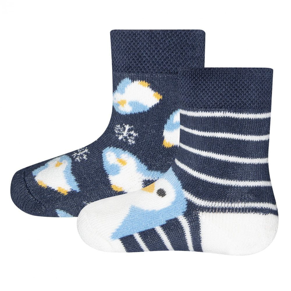 EWERS set 2 dětských termo ponožek modrá 18-19